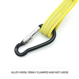 Maxbell Retractable Tool Lanyard Safe Tool Leash for Indoor Construction Hiking Yellow