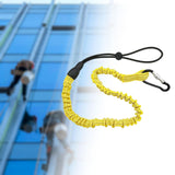 Maxbell Retractable Tool Lanyard Safe Tool Leash for Indoor Construction Hiking Yellow