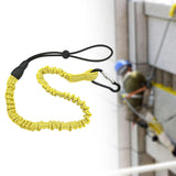 Maxbell Retractable Tool Lanyard Safe Tool Leash for Indoor Construction Hiking Yellow