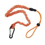 Maxbell Retractable Tool Lanyard Safe Tool Leash for Indoor Construction Hiking Orange