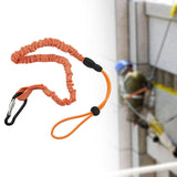 Maxbell Retractable Tool Lanyard Safe Tool Leash for Indoor Construction Hiking Orange