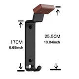 Maxbell Motorcycle Helmet Holder Wall Mount Gear Rack for Football Gear Jackets
