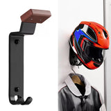 Maxbell Motorcycle Helmet Holder Wall Mount Gear Rack for Football Gear Jackets