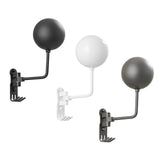 Maxbell Motorcycle Helmet Holder Metal with Hooks for Bedroom Clothes Shop Home Black
