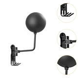 Maxbell Motorcycle Helmet Holder Metal with Hooks for Bedroom Clothes Shop Home Black