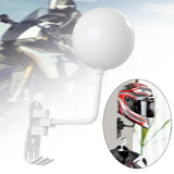 Maxbell Motorcycle Helmet Holder Metal with Hooks for Bedroom Clothes Shop Home White