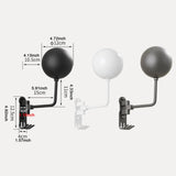 Maxbell Motorcycle Helmet Holder Metal with Hooks for Bedroom Clothes Shop Home White