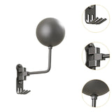 Maxbell Motorcycle Helmet Holder Metal with Hooks for Bedroom Clothes Shop Home Gray
