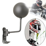 Maxbell Motorcycle Helmet Holder Metal with Hooks for Bedroom Clothes Shop Home Gray