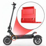 Maxbell Anti Collision Baffle for Electric Scooter Easily Install Thickened Mudguard Red