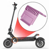 Maxbell Anti Collision Baffle for Electric Scooter Easily Install Thickened Mudguard Purple