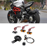 Maxbell ATV UTV Turn Signal LED Light Kit Professional Replace Premium Horn Function