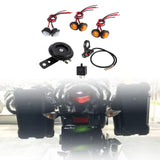 Maxbell ATV UTV Turn Signal LED Light Kit Professional Replace Premium Horn Function