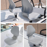 Maxbell Boat Seat Pedestal Professional Lightweight High Performance Boat Chair Base 33 to 48 cm Adjust