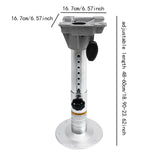 Maxbell Boat Seat Pedestal Professional Lightweight High Performance Boat Chair Base 48 to 60 cm Adjust