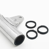 Maxbell Motorcycle Headlight Bracket Equipment Repairing Part Support Headlamp Mount Silver 34mm