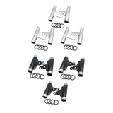 Maxbell Motorcycle Headlight Bracket Equipment Repairing Part Support Headlamp Mount Silver 34mm