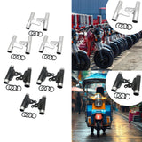 Maxbell Motorcycle Headlight Bracket Equipment Repairing Part Support Headlamp Mount Silver 34mm