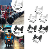 Maxbell Motorcycle Headlight Bracket Equipment Repairing Part Support Headlamp Mount Silver 34mm