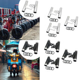 Maxbell Motorcycle Headlight Bracket Equipment Repairing Part Support Headlamp Mount Silver 34mm