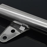 Maxbell Motorcycle Headlight Bracket Equipment Repairing Part Support Headlamp Mount Silver 34mm