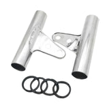 Maxbell Motorcycle Headlight Bracket Equipment Repairing Part Support Headlamp Mount Silver 40mm