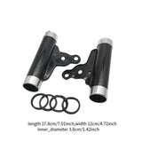 Maxbell Motorcycle Headlight Bracket Equipment Repairing Part Support Headlamp Mount Black 36mm