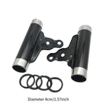 Maxbell Motorcycle Headlight Bracket Equipment Repairing Part Support Headlamp Mount Black 40mm