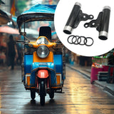 Maxbell Motorcycle Headlight Bracket Equipment Repairing Part Support Headlamp Mount Black 46mm