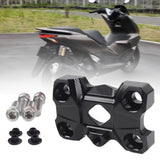 Maxbell Motorcycle Handlebar Riser Sturdy Lightweight Metal for Honda Motorbike Black