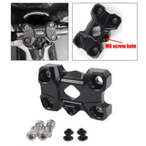 Maxbell Motorcycle Handlebar Riser Sturdy Lightweight Metal for Honda Motorbike Black