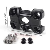 Maxbell Motorcycle Handlebar Riser Sturdy Lightweight Metal for Honda Motorbike Black