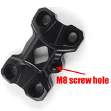 Maxbell Motorcycle Handlebar Riser Sturdy Lightweight Metal for Honda Motorbike Black