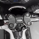 Maxbell Motorcycle Handlebar Riser Sturdy Lightweight Metal for Honda Motorbike Black