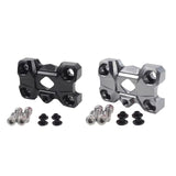 Maxbell Motorcycle Handlebar Riser Sturdy Lightweight Metal for Honda Motorbike Black