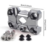 Maxbell Motorcycle Handlebar Riser Sturdy Lightweight Metal for Honda Motorbike Titanium Color