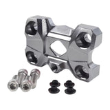 Maxbell Motorcycle Handlebar Riser Sturdy Lightweight Metal for Honda Motorbike Titanium Color