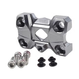 Maxbell Motorcycle Handlebar Riser Sturdy Lightweight Metal for Honda Motorbike Titanium Color