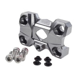 Maxbell Motorcycle Handlebar Riser Sturdy Lightweight Metal for Honda Motorbike Titanium Color