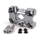 Maxbell Motorcycle Handlebar Riser Sturdy Lightweight Metal for Honda Motorbike Titanium Color