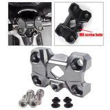 Maxbell Motorcycle Handlebar Riser Sturdy Lightweight Metal for Honda Motorbike Titanium Color