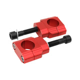 Maxbell 28mm Handlebar Bar Mount Clamp Riser for Motorbike Motocross Dirt Bikes Red