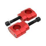 Maxbell 28mm Handlebar Bar Mount Clamp Riser for Motorbike Motocross Dirt Bikes Red