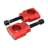 Maxbell 28mm Handlebar Bar Mount Clamp Riser for Motorbike Motocross Dirt Bikes Red