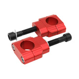 Maxbell 28mm Handlebar Bar Mount Clamp Riser for Motorbike Motocross Dirt Bikes Red