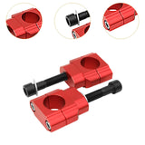 Maxbell 28mm Handlebar Bar Mount Clamp Riser for Motorbike Motocross Dirt Bikes Red