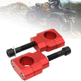 Maxbell 28mm Handlebar Bar Mount Clamp Riser for Motorbike Motocross Dirt Bikes Red