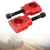 Maxbell 28mm Handlebar Bar Mount Clamp Riser for Motorbike Motocross Dirt Bikes Red