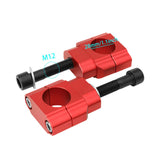 Maxbell 28mm Handlebar Bar Mount Clamp Riser for Motorbike Motocross Dirt Bikes Red