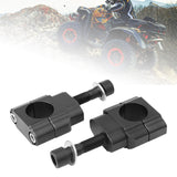 Maxbell 28mm Handlebar Bar Mount Clamp Riser for Motorbike Motocross Dirt Bikes Black